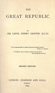 Cover of: The great republic.