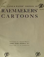 Cover of: The "Land & Water" edition of Raemaekers' cartoons