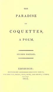 Cover of: The paradise of coquettes by Brown, Thomas