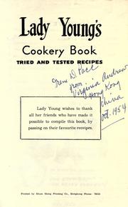 Cover of: Lady Young's cookery book by Lady Young.