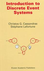 Cover of: Introduction to Discrete Event Systems (The International Series on Discrete Event Dynamic Systems)