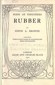 Cover of: Rubber by Edith A. Browne, Edith A. Browne