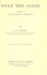 Cover of: Wulf the Saxon by G. A. Henty