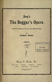The beggar's opera by John Christopher Pepusch, John Gay, Mariette Lydis