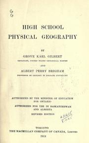 High school physical geography by Grove Karl Gilbert