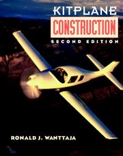 Cover of: Kitplane construction by Ron Wanttaja