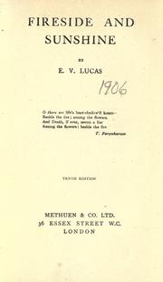 Cover of: Fireside and sunshine