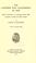 Cover of: The contest for California in 1861