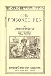 Cover of: The poisoned pen. by Arthur B. Reeve