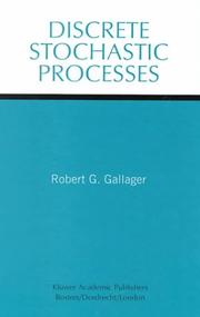 Cover of: Discrete stochastic processes by Robert G. Gallager
