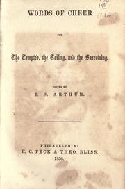 Cover of: Words of cheer for the tempted, the toiling, and the sorrowing.