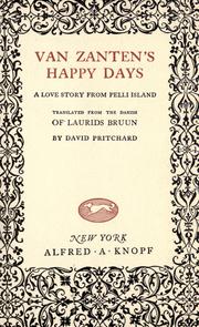 Cover of: Van Zanten's happy days by Laurids Bruun