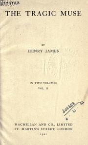 Cover of: The tragic muse. by Henry James