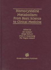 Cover of: Homocysteine Metabolism: From Basic Science to Clinical Medicine
