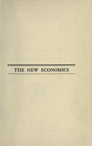 Cover of: Outlines of economics developed in a series of problems by University of Chicago. Dept. of Political Economy.