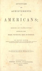 Cover of: Adventures and achievements of Americans