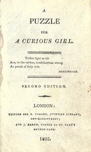 Cover of: A puzzle for a curious girl. by S. W., S. W.