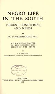 Cover of: Negro life in the South by Willis D. Weatherford