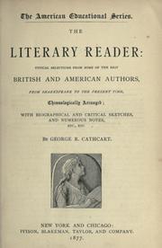 Cover of: The literary reader by George Rhett Cathcart