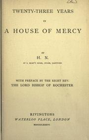 Twenty-three years in a house of mercy by Harriet Nokes