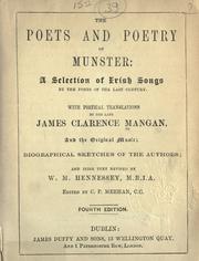 The poets and poetry of Munster by James Clarence Mangan