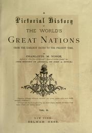 Cover of: A pictorial history of the world's great nations, from the earliest dates to the present time.