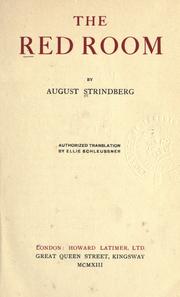 Cover of: The red room. by August Strindberg
