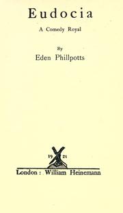 Cover of: Eudocia by Eden Phillpotts, Eden Phillpotts