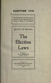 Cover of: The election laws. by Nevada.