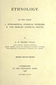 Cover of: Ethnology by Augustus Henry Keane