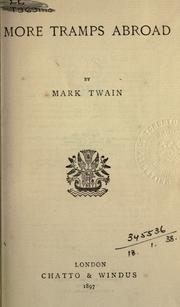 Cover of: More tramps abroad by Mark Twain