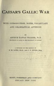 Cover of: Caesar's Gallic war by Gaius Julius Caesar