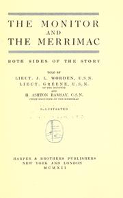 Cover of: The Monitor and the Merrimac: both sides of the story