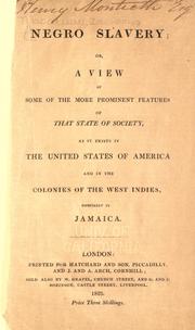 Negro slavery by Zachary Macaulay