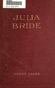 Cover of: Julia Bride by Henry James