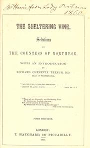 Cover of: The sheltering vine by Northesk, Georgina Maria Carnegie, countess of