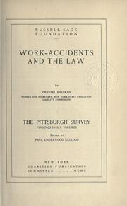 Cover of: The Pittsburgh survey by Paul Underwood Kellogg