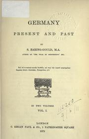 Cover of: Germany, present and past. by Sabine Baring-Gould, Sabine Baring-Gould