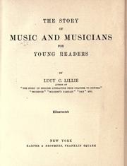 Cover of: The story of music and musicians for young readers