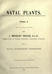 Natal plants by John Medley Wood