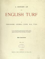 Cover of: A history of the English turf by Sir Theodore Andrea Cook