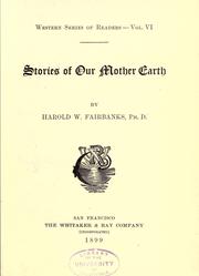 Stories of our mother earth by Harold W. Fairbanks