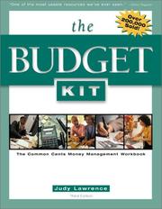 Cover of: The budget kit: the common cent$ money management workbook