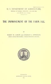 Cover of: The improvement of the farm egg