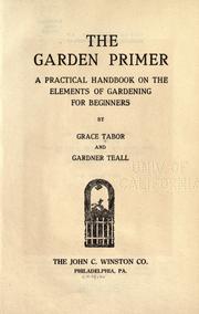 The garden primer by Grace Tabor