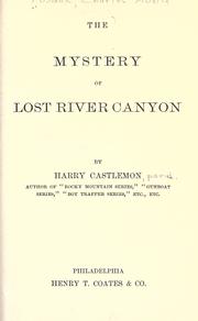 Cover of: The mystery of Lost River Canyon