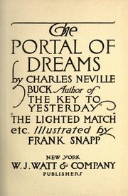 Cover of: The portal of dreams