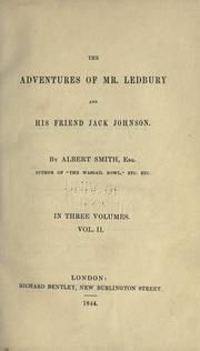 Cover of The adventures of Mr. Ledbury and his friend Jack Johnson