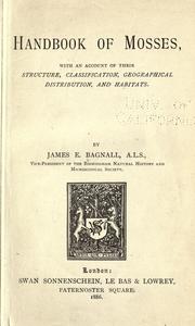 Cover of: Handbook of mosses