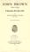 Cover of: John Brown, 1800-1859